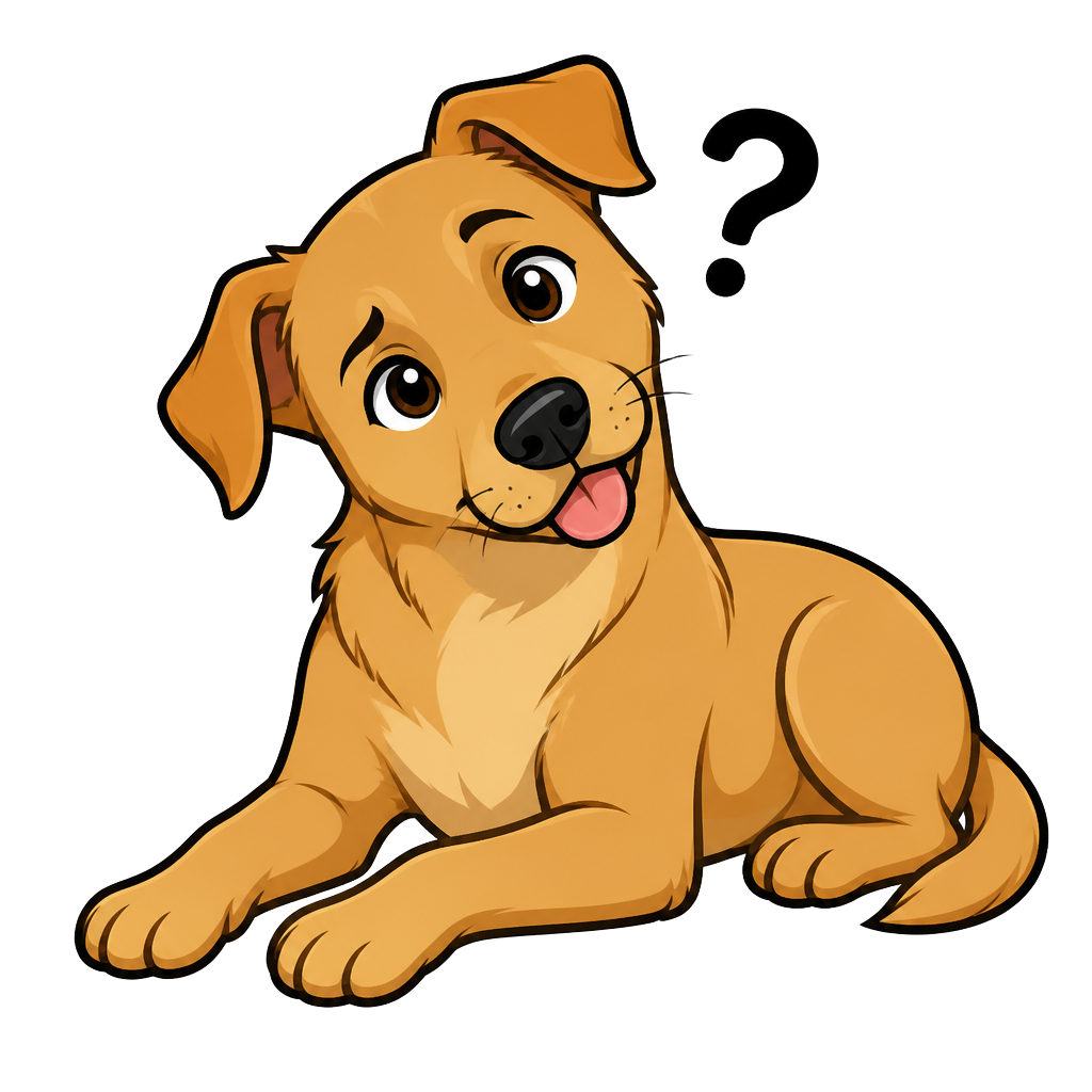 Carmilow lying down with a confused expression